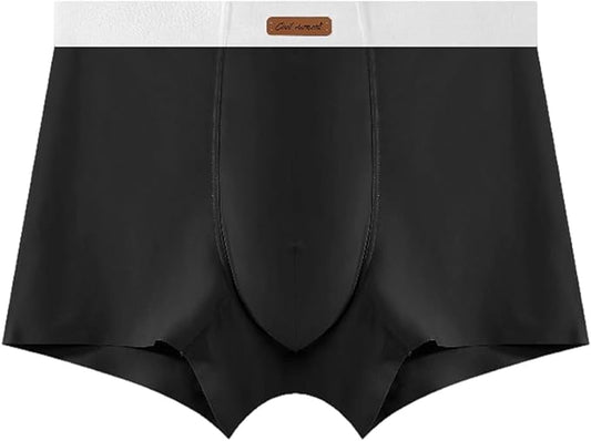 Mzkdieey Men's Casual Sports Comfortable Breathable Flat Corner Underwear