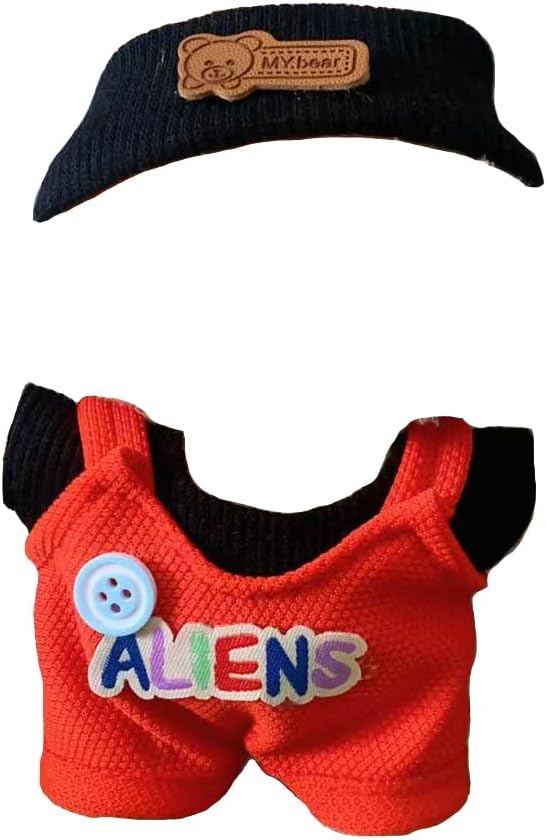 Clothes Set for 17cm Doll, 5 Pack Clothes & Outfit Pack for 17cm Dolls, Dolls Accessories for Collectors, No Doll Included (Set 5)