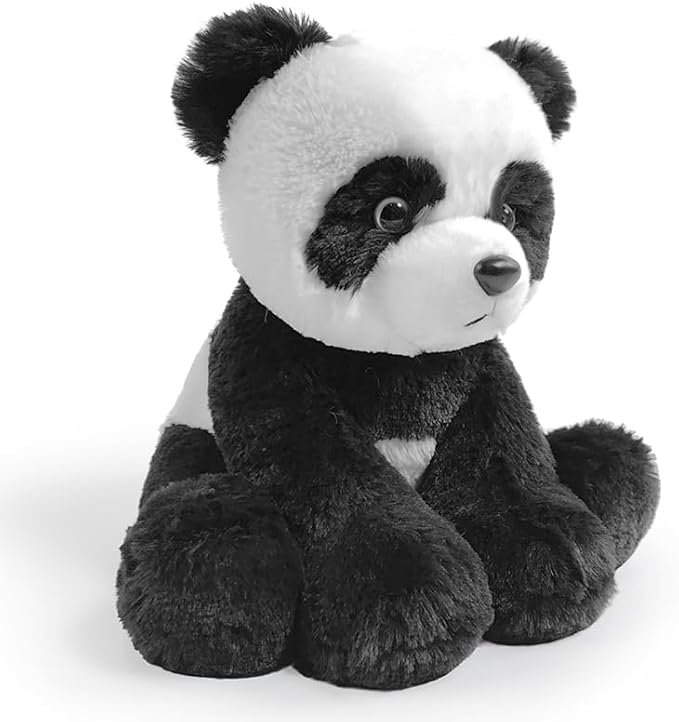Panda Stuffed Animal Toy, Soft Huggable Panda Plush Toys for Kids, Cute Stuffed Animal Gift for Boys Girls and Toy for 1-3 Toddlers -8.5 Inch