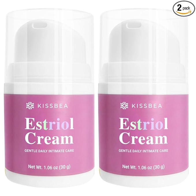 Bioidentical Estriol Cream for Women 2 pack - External Intimate Estrogen Cream with Estriol for Vaginal Dryness & Irritation – Menopause & Postmenopause Relief