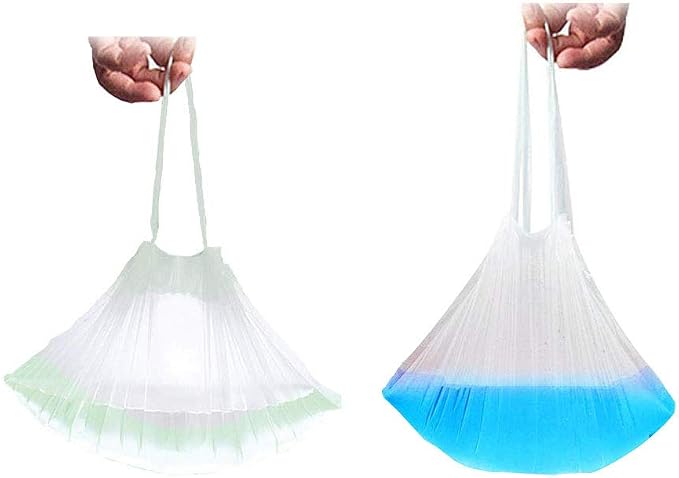 100 Pack Potty Chair Liners Disposable,Drawstring Training Toilet Seat Liner Bags Cleaning Bag for Kids Toddlers Outdoors Travel