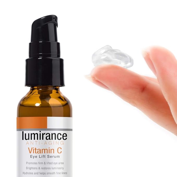 Vitamin C Eye Lift Serum, Minimizes the Look of Wrinkles and Crows Feet, Helps with Firming and Dark Circles, 30ml/1 fl oz
