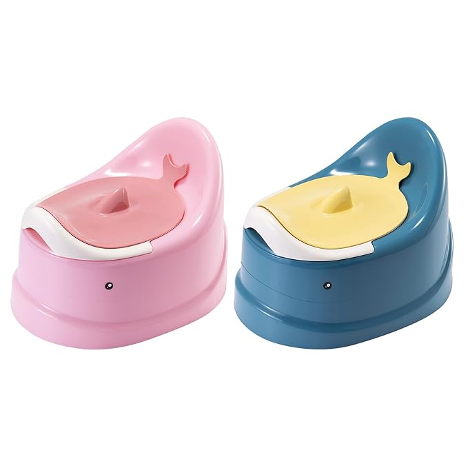 Toddler Toilet with Separating Potty Training Seat with Lid Splash Guard Toddler Training Toilet Lightweight
