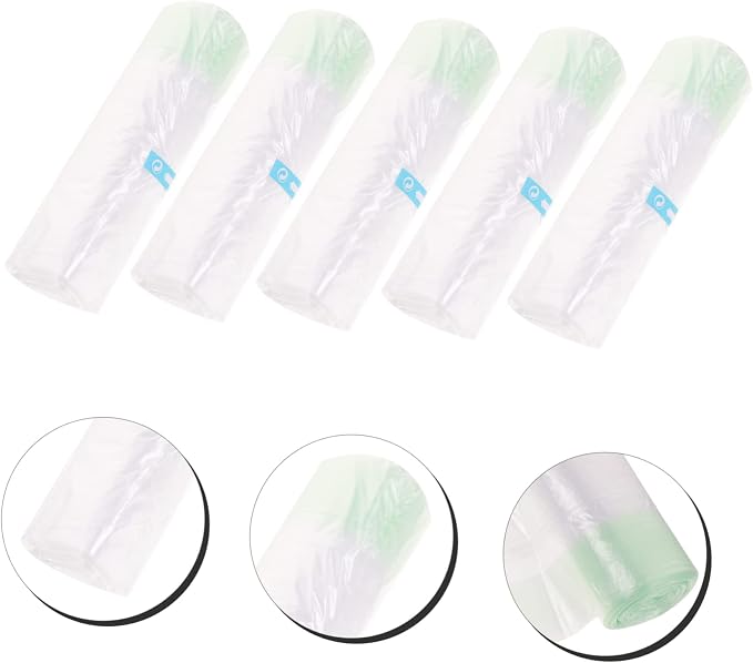FOMIYES 5rolls Portable Potty and Girls Urinal Bag for Boys Camping Travel Disposable Cleaning
