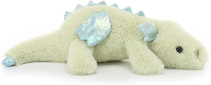 Apricot Lamb Toys Plush Green Lying Dragon Dinosaur Stuffed Animal Soft Cuddly Perfect for Child (Green Dragon,15 Inches)