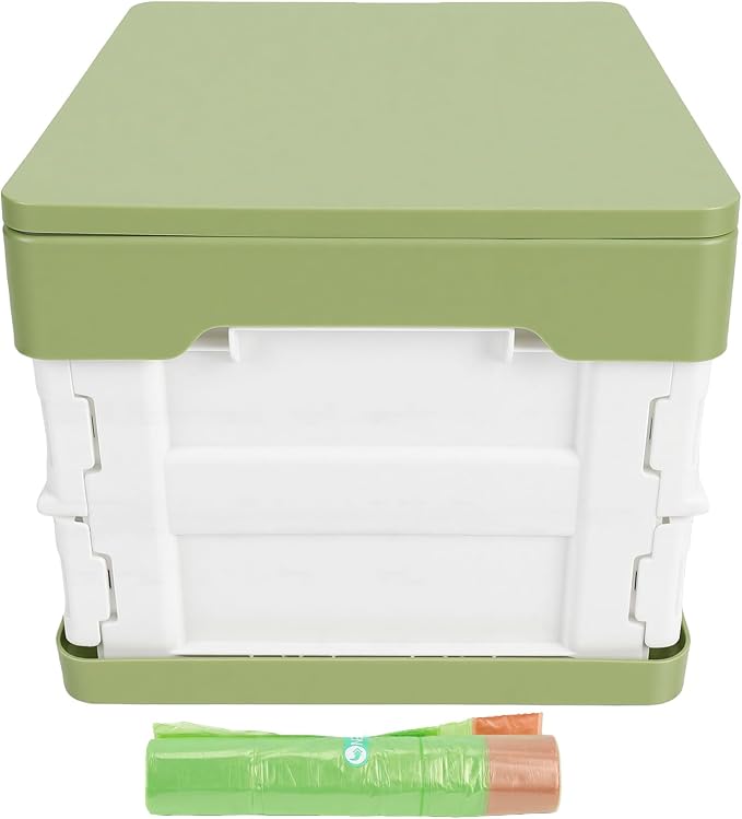 RiToEasysports Folding Travel Potty,Portable Car Potty for Toddler with Disposable Bags, Collapsible Toilet Seat for Outdoor Camping Road Trips