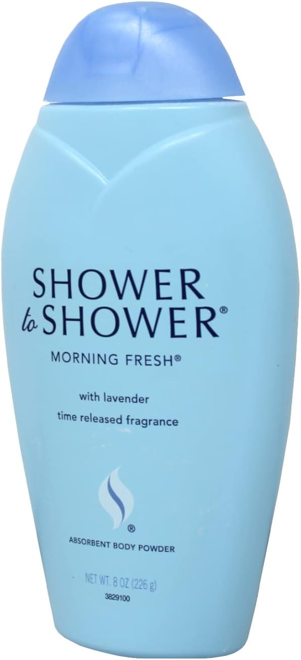 Shower to Shower Absorbent Body Powder, Morning Fresh, 8 Ounce