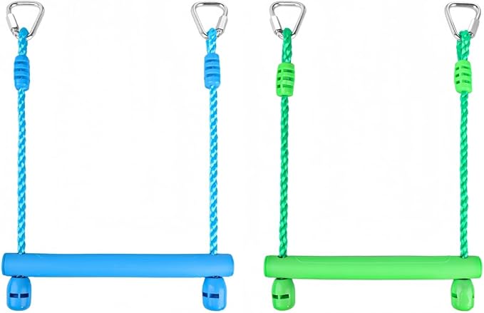 Kids Ninja Monkey Bars 2 Packs for Slackline Accessories for Slackline Obstacle Course for Backyard Attachments to Most Any Home Playground Equipment Sets