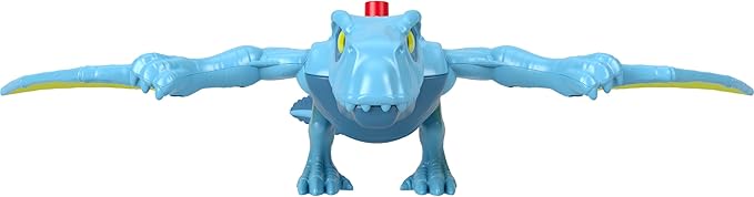 Fisher-Price Imaginext Jurassic World Dinosaur Action Figure with Kid-Activated Wing Motion, Approx 7.5-inch Dimorphodon Dino Toy