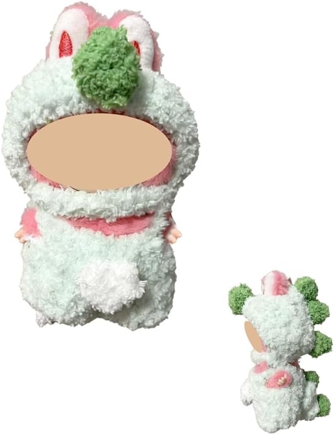 Asix Toy Knitted Clothes Set for 10cm Blind Box Figures,Crochet Outfit Clothes Compatible with Pin for Love Mini Doll,Blind Box Figures Outfits Accessories,Doll Clothes Accessories Only (Dinosaur)