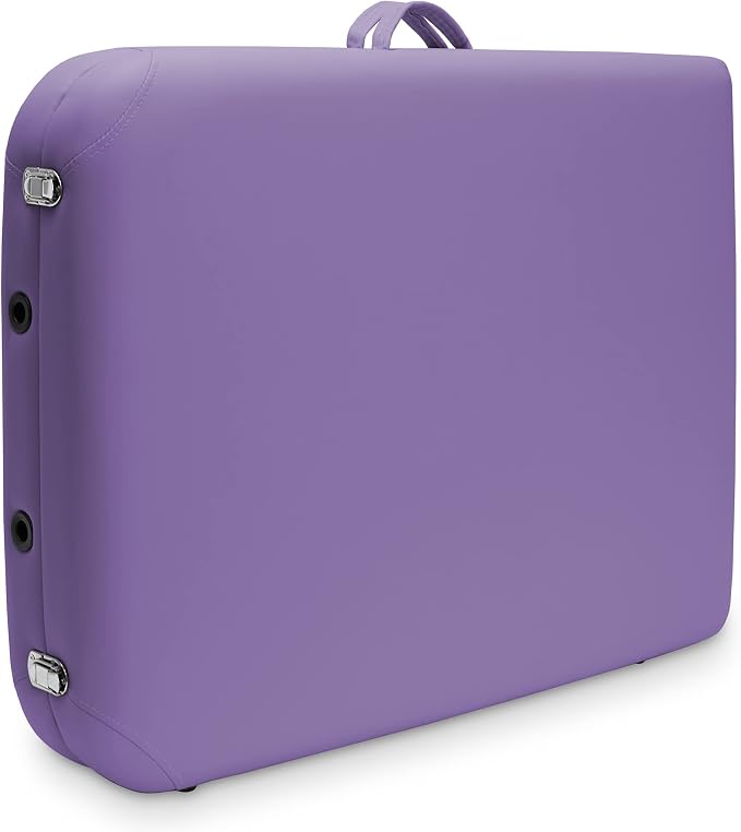Saloniture Basic Portable Folding Massage Table - Lavender