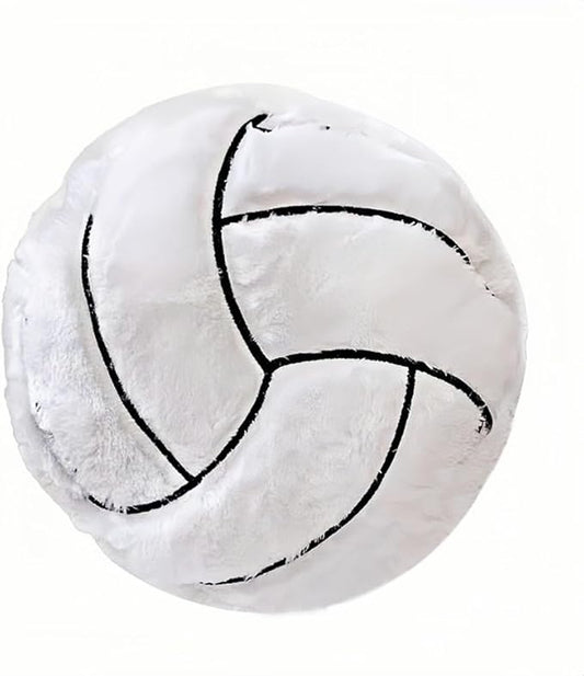 Volleyball Sports Pillow Fluffy Soft Throw Pillow Toy ，14" Durable Sport Basketball Plush Toys,Plush Pillow Toys Gift for Kids Boy Girls Children Room Decoration