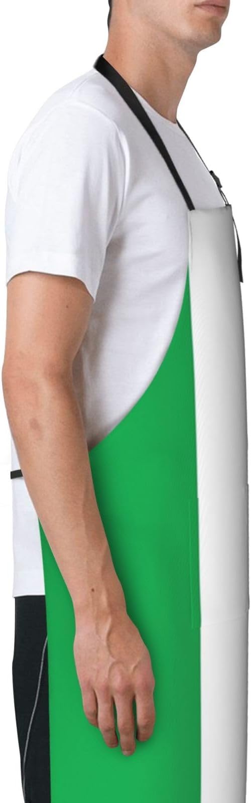 Cute Flag Kitchen Cooking Aprons for Women Men Adjustable Patriotic Flag Apron with 2 Pockets for Home Kitchen Garden