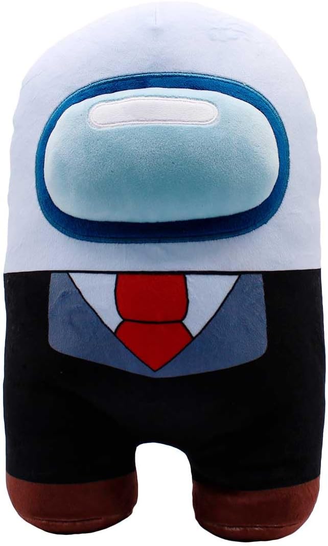 Among Us Mega 12″ Plush White (Tuxedo) – Officially Licensed Oversized Kids & Collector Plush Toy