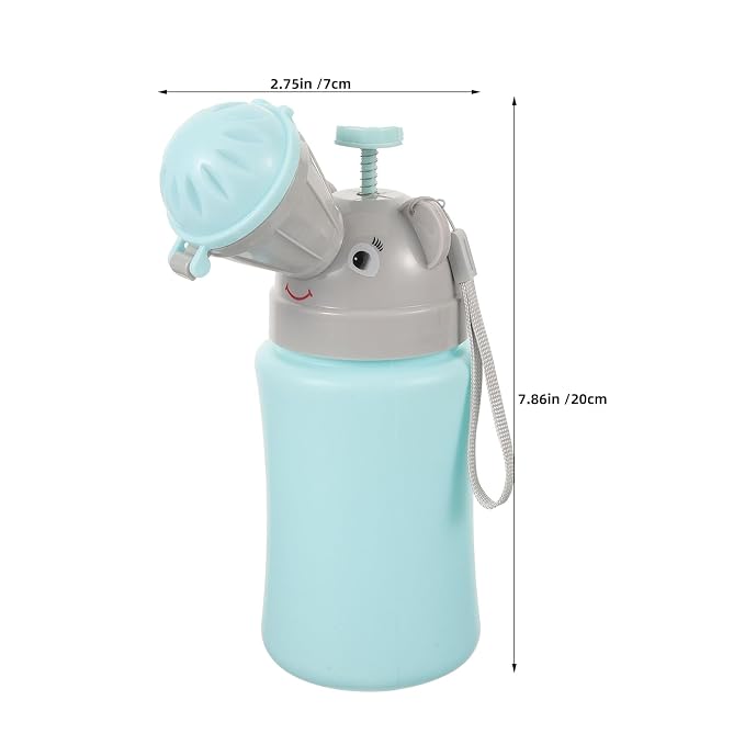 Toyvian 2pcs Portable Travel Urinal for Boys Leakproof Emergency Male Urinals Pocket Toilet for Car Camping Potty Training