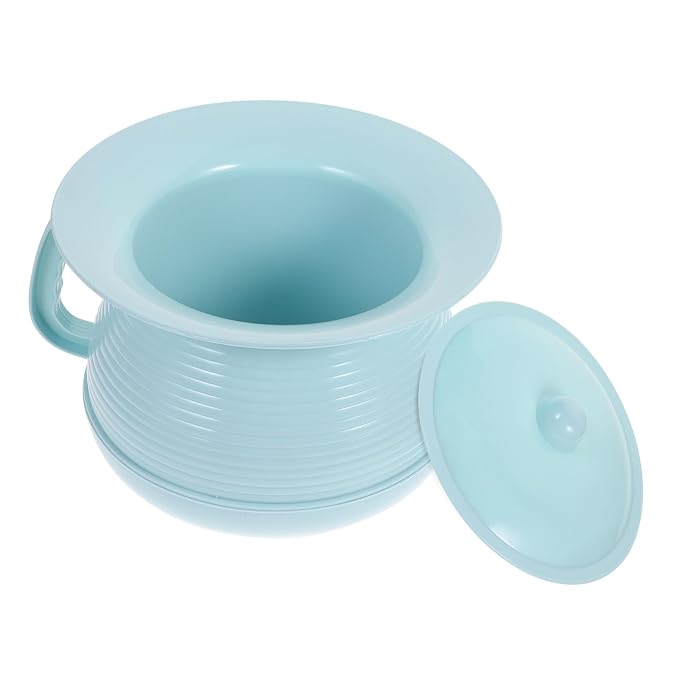 Toyvian Plastic Boys and Girls Urinal Potty Portable Bucket Toilet for Boys and Girls Women Travel Urinal Lid Easy to Clean
