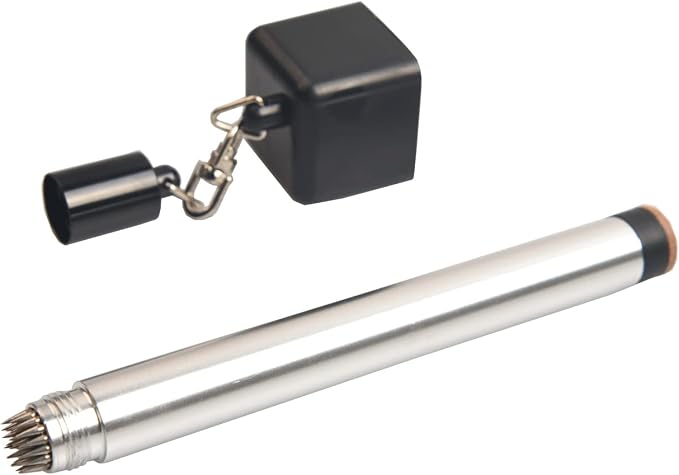 LAKE OF FIRE Pool Cue Chalk Holder – 2-in-1 Billiard Accessory with Pool Chalk Holder & Cue Tip Tool