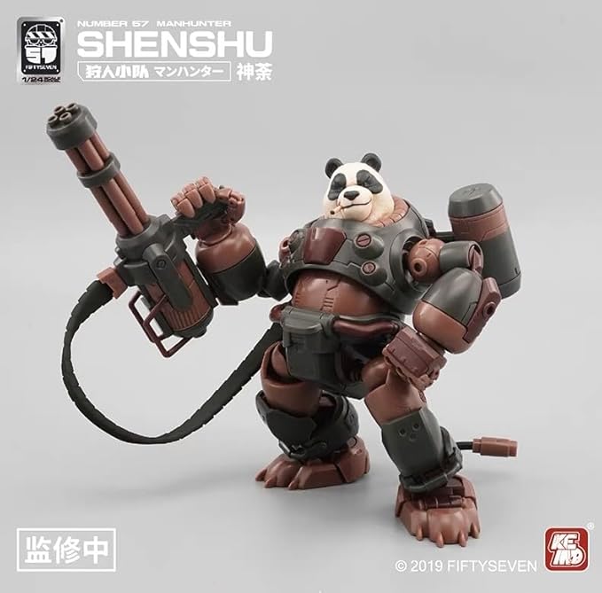 MORISE Hobby FIFTYSEVEN No.57 1/24 Action Figures - Manhunter SHENSHU - Model Kit,Highly Posable Collectible Model Ages 15+