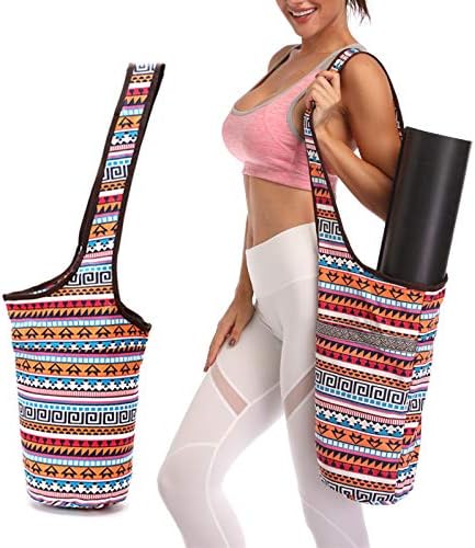Yoga Mat Bag With Large Size Pocket and Zipper Pocket, Strap Bag, Fit Most Size Mats, Bags and Carriers for Women