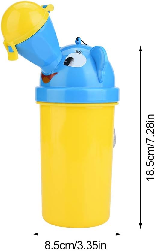 Upgrade Cute Cartoon Shape Boys and Girls Child Pee Training Cup Emergency Travel Potty Toilet for Toddler Car Camping Travel (Boys),Baby Portable Urinal Potty, Baby Portable Urinal Potty, Upgra