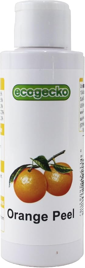 Ecogecko Fragrance Aroma Oil for use with EcoGecko Air Revitalizers/Cleaners, Water Based Air Purifiers and Oil Diffusers, 12 Scents to Choose from, 100ML, Orange Peel