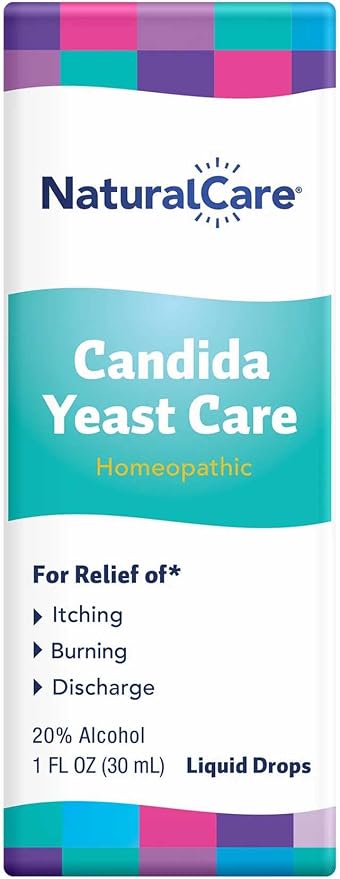 NaturalCare Candida Yeast Care, Homeopathic Liquid Drops, 1 fl. oz