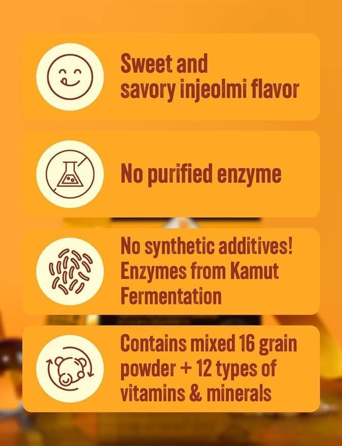 30-Day Kamut Brand Wheat Premium Enzyme Powder 100 Gold 2g x 30 Sticks