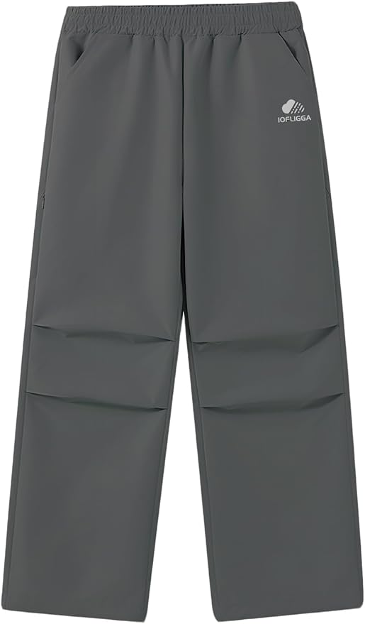 Kids Cargo Pants Waterproof Boys Hiking Outdoor Camping Pants Quick Dry UPF 50+ Toddler Youth Uniform Pants