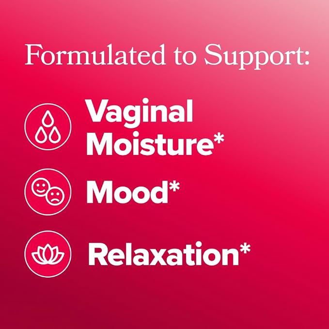 O Positiv URO Vaginal Moisture & Mood – Formulated to Support Vaginal Moisture, Mood & Relaxation – with KSM-66® Ashwagandha, Ginkgo Biloba, Mucuna pruriens, and GABA – 30 Servings (2-Pack)