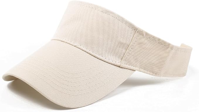 ANDICEQY Sports Sun Visor Hat, Sun Hat Visors for Women and Men for Outdoor | Adjustable Sun Visor Hats, Lightweight & Breathable, Cotton, Ideal for Running, Tennis, Golf, Outdoor Sports and Beach