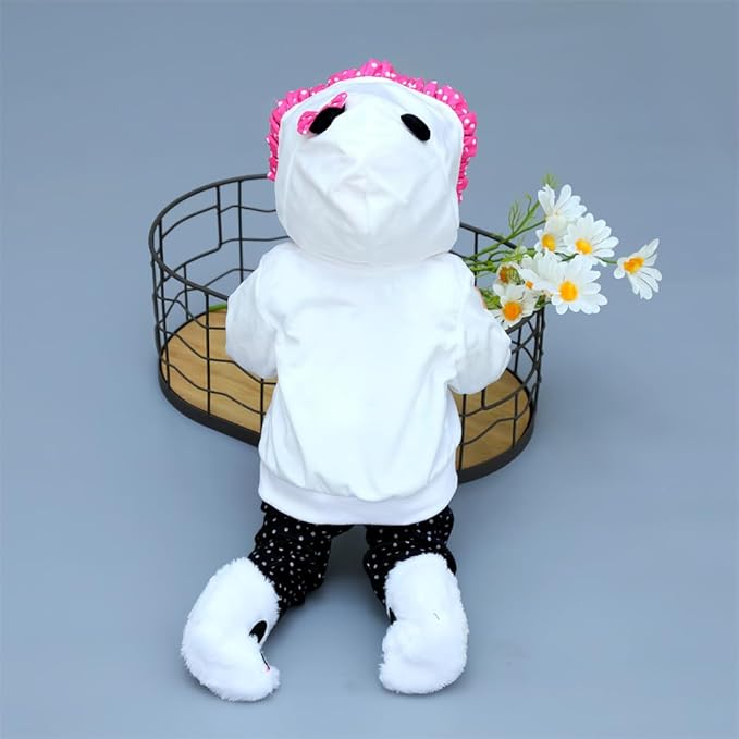 Reborn Baby Dolls Clothes 20 inch Outfit Accessories for 17-22 Inch Newborn Baby Doll Girl【Panda 4pcs Set 】