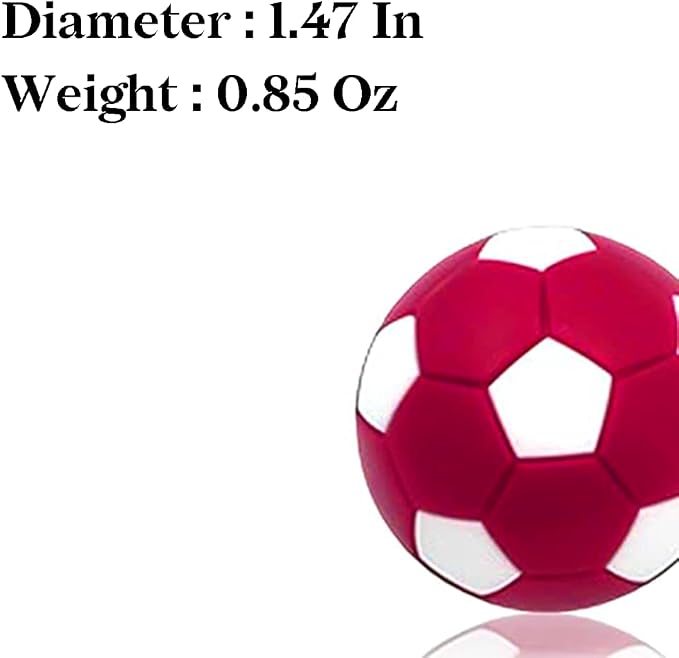 Foosball Ball - Foosball Table Balls, Foosball Balls, Foosballs, Foosball Table Replacement Foosballs, 1.42 Inch Table Soccer Balls for Foosball Tabletop Game, World Cup Foosball/Gifts