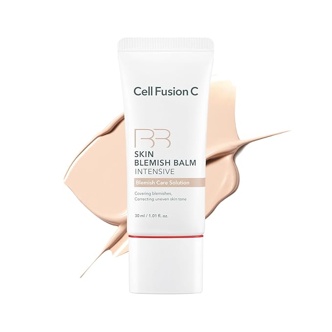 Cell Fusion C Skin Blemish Balm No.19 Light - Fair/Light with Neutral Undertone, BB Cream, 24h Coverage with Natural Finish, Tinted Moisutrizer for Face, 1.01 fl.oz.