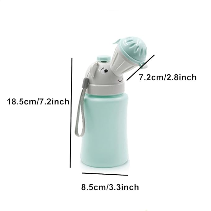Travel Potty, Urinal Emergency Toilet, Children's Emergency Toilet, Portable Elephant Leakproof Urinal for Camping Car Travel and Kid Potty Pee Training (boy)