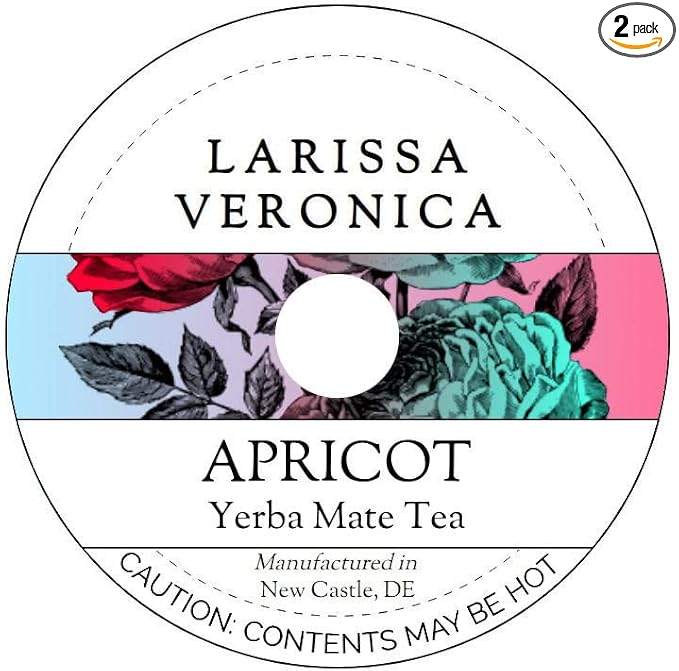 Apricot Yerba Mate Tea (Single Serve K-Cup Pods) (12 pods, ZIN: 571190) - 2 Pack