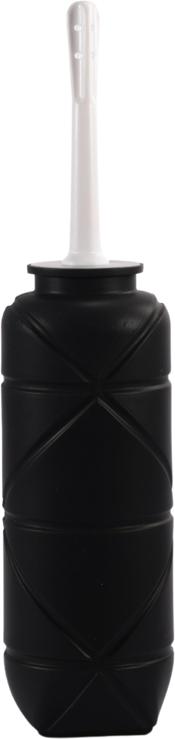 Foldable Compact Silicone Douche Bottle, Reusable Travel Douche Kit, 24 FL Oz Capacity, Black