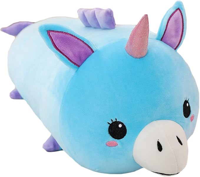 Unicorn Plush Pillow, Soft Unicorn Stuffed Animal Toy, Perfect For Kids' Gifts - Birthday, Christmas, Valentine's Day - 23.6"