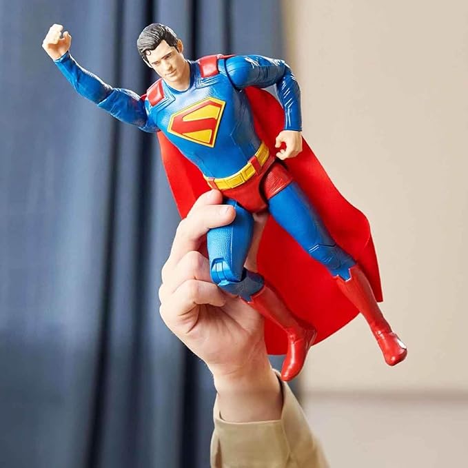 DC Comics, Superman 12-inch Superhero Action Figure, Kids Toys for Boys and Girls Pretend Play, for Ages 4 and Up