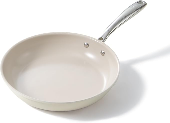 Redchef 11 Inch Ceramic Nonstick Frying Pan Skillet, Stay Cool Handle, Induction Compatible, Oven & Dishwasher Safe, PFAS-Free Non Toxic Saute Pan for All Stoves