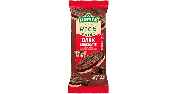 Kupiec Rice Cakes with Dark Chocolate 60g/2.12oz