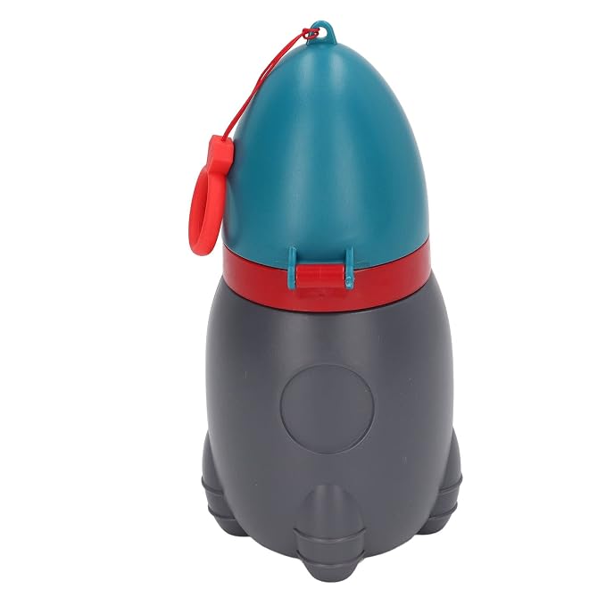SUNGOOYUE Portable Baby Urinal Leak Proof Travel Potty PP TPE Silicone Triple Seal 19 X 8cm Emergency Car Toilet for Boys Toddler Potty Training Road Trips Outdoor Use (Dark Blue)