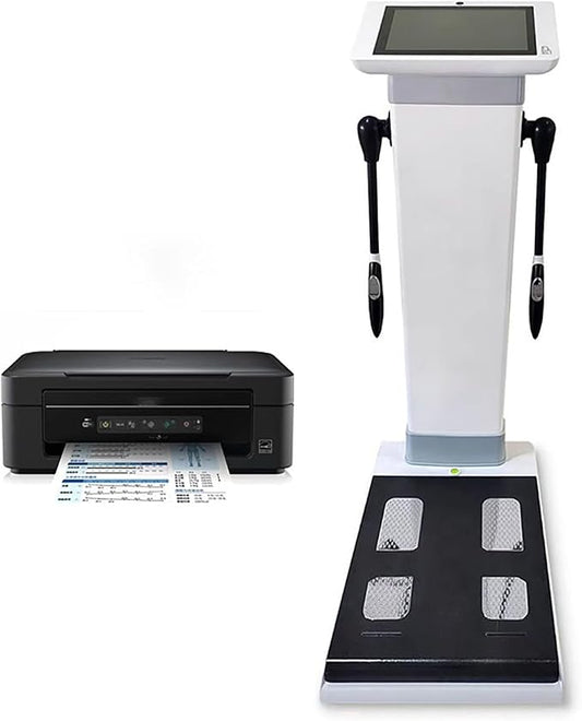 10.1 inch HD Touch Bioimpedance Analysis Machine Smart Body Composition Analyzer Measurement Analysis Fat Testing Machine Human Analyzer Intelligent Body Scanner
