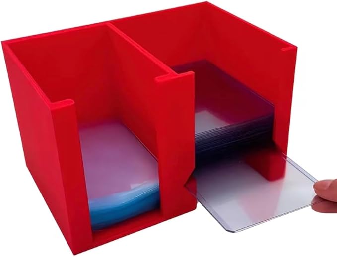 EnderToys CardCare Lite (Red) - Toploader Dispenser - Penny Sleeve Holder