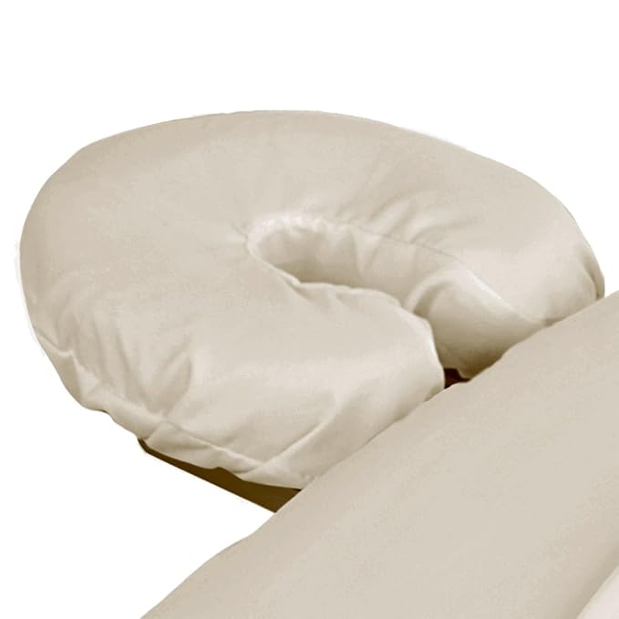 ForPro Premium Microfiber Face Rest Cover, Natural, Ultra-Light, Stain and Wrinkle-Resistant, for Massage Tables