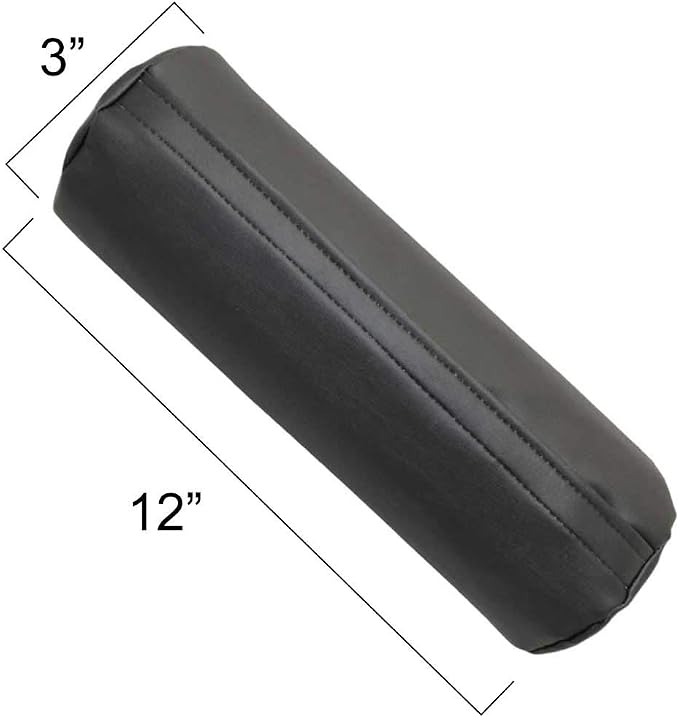 Rehabilitation Advantage Body Positioning Black Cylinder Bolster 3" X 12"