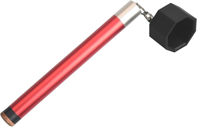 LAKE OF FIRE Pool Cue Chalk Holder – 2-in-1 Billiard Accessory with Pool Chalk Holder & Cue Tip Tool