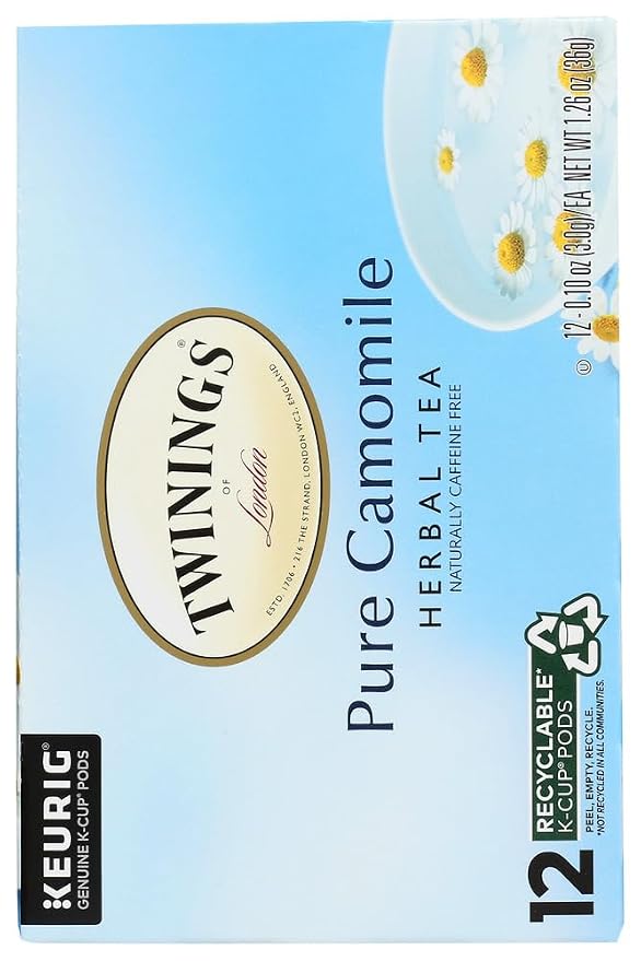 Twinings of London Pure Camomile Tea K-Cups for Keurig®, 12 Count