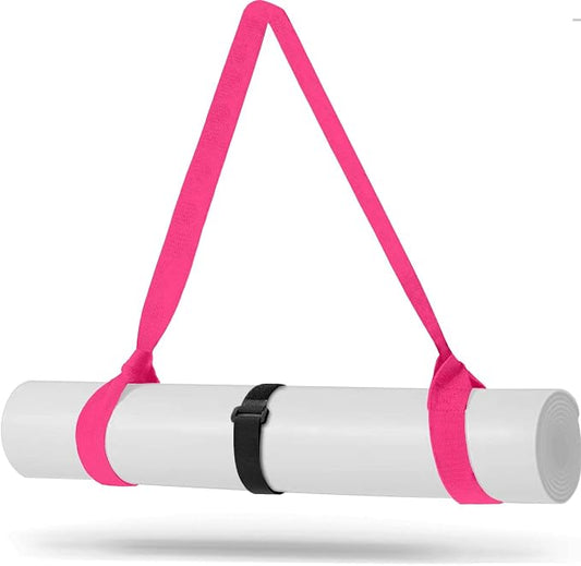 Yoga Mat Carrier Strap - Adjustable Thick and Wide Strap for Carrying Mat or Stretching