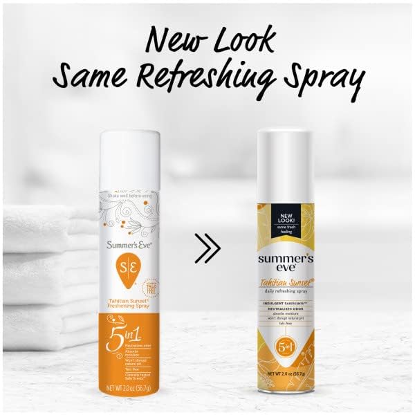 Summer's Eve Ultra Daily Active Feminine Freshening Spray, Intimate Deodorant, Neutralizes Odor, pH Balanced, Long Lasting Fresh Scent, 2 Ounce (Pack of 4)