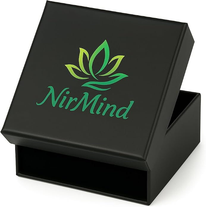 MirMind 2Pcs Breathing Necklace for Stress Relief-Mindful Exhale Tool Anxiety Reduction, Meditation & Relaxation-Stainless Steel Pendant for Deep Mindfulness Breathing-Portable Calm Aid